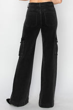 Load image into Gallery viewer, Risen High Rise Wide Leg Cargo Jeans