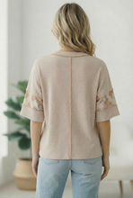 Load image into Gallery viewer, Roses are Red Colorblock Top