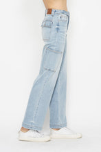 Load image into Gallery viewer, JUDY BLUE High Waist Straight Cargo Jeans