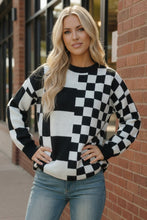 Load image into Gallery viewer, Pixel Perfect Black and White Pullover