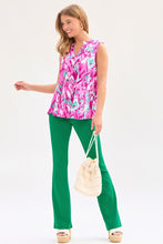 Load image into Gallery viewer, Dear Scarlett Lizzy Tank Top in Pink/Teal