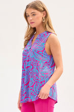 Load image into Gallery viewer, Dear Scarlett Lizzy Tank Top in Pink/Aqua