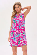 Load image into Gallery viewer, Dear Scarlett Lizzy Tank Dress in Hot Pink