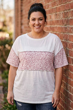 Load image into Gallery viewer, Urban Jungle Triblend Top in White