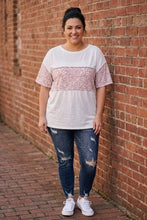 Load image into Gallery viewer, Urban Jungle Triblend Top in White