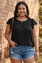 Load image into Gallery viewer, Afternoon Aperitif Flutter Blouse (2 color options)