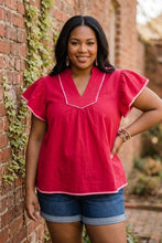 Load image into Gallery viewer, First Friday Art Walk Babydoll Blouse