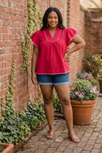 Load image into Gallery viewer, First Friday Art Walk Babydoll Blouse