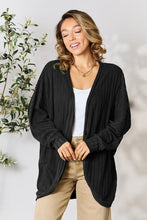 Load image into Gallery viewer, All Day Comfort Ribbed Cocoon Cardigan (multiple color options)