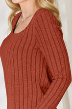 Load image into Gallery viewer, Everyday Basic Ribbed Long Sleeve Top (multiple color options)