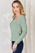 Load image into Gallery viewer, Everyday Basic Ribbed Long Sleeve Top (multiple color options)