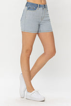 Load image into Gallery viewer, JUDY BLUE Color Block Denim Shorts