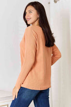Load image into Gallery viewer, Take Another Chance Half Button Long Sleeve Top