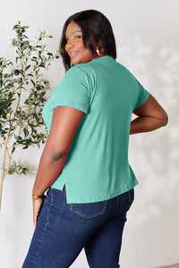 Everyday Basic Round Neck Short Sleeve T-Shirt (multiple color options)