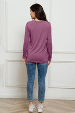 Load image into Gallery viewer, Basic Everyday Round Neck Long Sleeve Top (multiple color options)