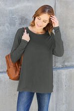 Load image into Gallery viewer, Her Basic Needs Round Neck Dropped Shoulder T-Shirt (multiple color options)