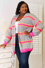 Load image into Gallery viewer, Happy Haven Ribbed Long Sleeve Cardigan