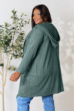 Load image into Gallery viewer, Cover Me Up In Comfort Ribbed Open Front Long Sleeve Cardigan