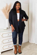 Load image into Gallery viewer, Cozy & Comfortable Open Front Cardigan in Black