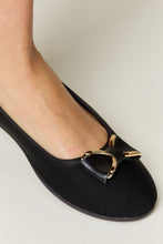 Load image into Gallery viewer, Metal Buckle Flat Loafers