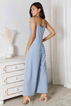 Load image into Gallery viewer, Feeling Fun Spaghetti Strap V-Neck Jumpsuit (multiple color options)