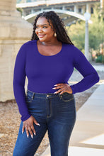 Load image into Gallery viewer, Soft & Simple Round Neck Long Sleeve Bodysuit (multiple color options)