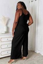 Load image into Gallery viewer, Feeling Fun Spaghetti Strap V-Neck Jumpsuit (multiple color options)