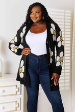 Load image into Gallery viewer, Happy Thoughts Floral Button Down Longline Cardigan