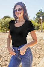Load image into Gallery viewer, Soft & Simple Round Neck Short Sleeve Bodysuit (multiple color options)