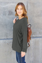 Load image into Gallery viewer, Her Basic Needs Round Neck Dropped Shoulder T-Shirt (multiple color options)