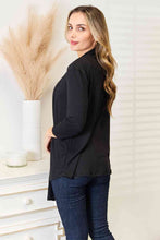 Load image into Gallery viewer, Cozy & Comfortable Open Front Cardigan in Black