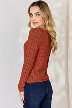 Load image into Gallery viewer, Everyday Basic Ribbed Long Sleeve Top (multiple color options)