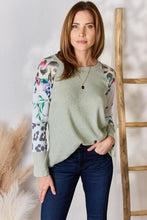 Load image into Gallery viewer, Just Go With It Printed Round Neck Top