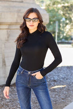 Load image into Gallery viewer, Easy To Style Mock Neck Long Sleeve Bodysuit (multiple color options)