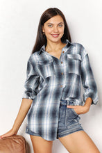 Load image into Gallery viewer, Check You Out Plaid Dropped Shoulder Shirt (2 color options)