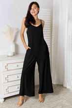 Load image into Gallery viewer, Feeling Fun Spaghetti Strap V-Neck Jumpsuit (multiple color options)