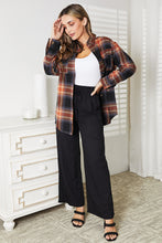 Load image into Gallery viewer, Check You Out Plaid Dropped Shoulder Shirt (2 color options)