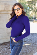 Load image into Gallery viewer, Easy To Style Mock Neck Long Sleeve Bodysuit (multiple color options)