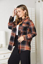 Load image into Gallery viewer, Check You Out Plaid Dropped Shoulder Shirt (2 color options)