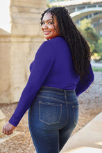 Load image into Gallery viewer, Soft & Simple Round Neck Long Sleeve Bodysuit (multiple color options)