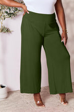 Load image into Gallery viewer, Keep It Simple Smocked Wide Waistband Wide Leg Pants (multiple color options)