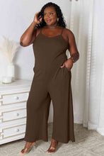 Load image into Gallery viewer, Feeling Fun Spaghetti Strap V-Neck Jumpsuit (multiple color options)