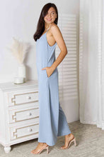 Load image into Gallery viewer, Feeling Fun Spaghetti Strap V-Neck Jumpsuit (multiple color options)
