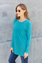 Load image into Gallery viewer, Everyday Happiness Round Neck Long Sleeve Top (multiple color options)