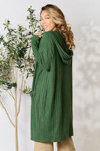 Load image into Gallery viewer, Cover Me Up In Comfort Ribbed Open Front Long Sleeve Cardigan