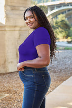 Load image into Gallery viewer, Soft & Simple Round Neck Short Sleeve Bodysuit (multiple color options)