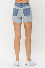 Load image into Gallery viewer, JUDY BLUE Color Block Denim Shorts