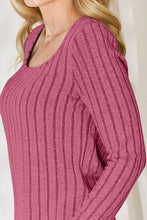 Load image into Gallery viewer, Everyday Basic Ribbed Long Sleeve Top (multiple color options)