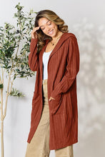Load image into Gallery viewer, Cover Me Up In Comfort Ribbed Open Front Long Sleeve Cardigan