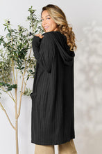 Load image into Gallery viewer, Cover Me Up In Comfort Ribbed Open Front Long Sleeve Cardigan